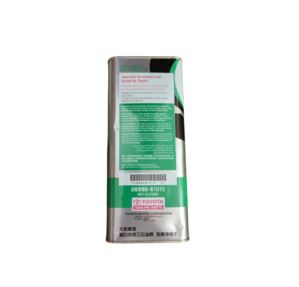 Toyota ATF Type T-IV Automatic Transmission Fluid – 4L - Image 2